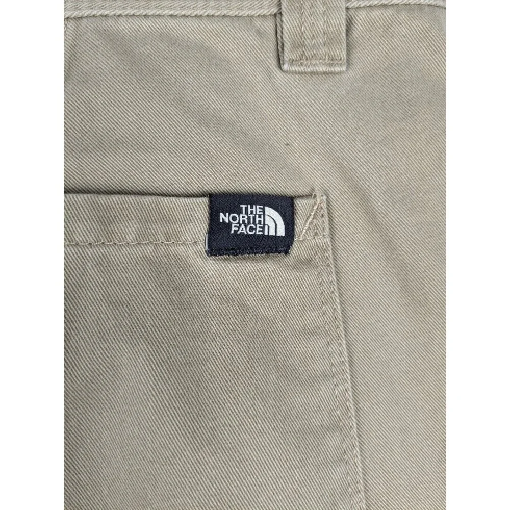 The North Face Pants Men's 40‎ Short Beige Chino Straight 100% Cotton